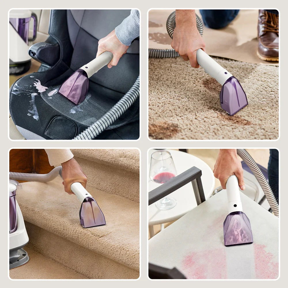 Shampouineuse Multi-Surfaces Portable | Nettoyeur Canapé, Tapis & Siège Auto
